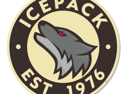 Icepack Hockey Yellow Circle Decal
