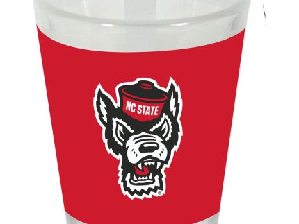 NC State Wolfpack 2-Tone Wolfhead Shot Glass