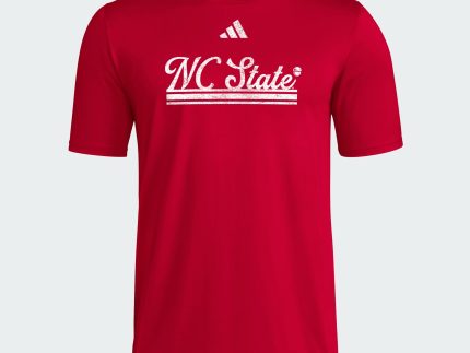 NC State Wolfpack adidas Red 2025 City of Oaks Pregame Performance T-Shirt