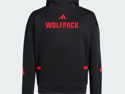 NC State Wolfpack adidas 2025 Black ZNE Performance Hooded Sweatshirt