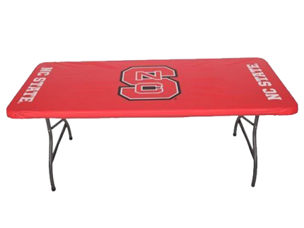 NC State Wolfpack 6' Block S Kwik-Cover Table Cover