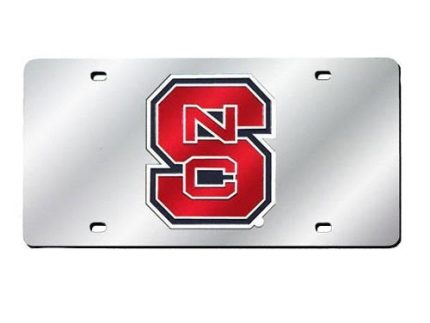 NC State Wolfpack Block S License Plate