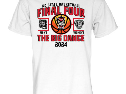 NC State Wolfpack Blue84 White Men's & Women's Final Four T-Shirt