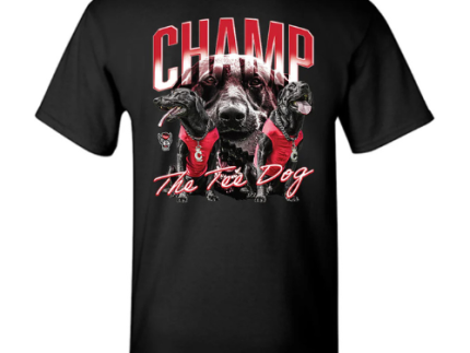 NC State Wolfpack Black Wolfhead Champ The Tee Dog Icon T-Shirt