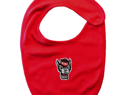 NC State Wolfpack Creative Red Wolfhead Bib