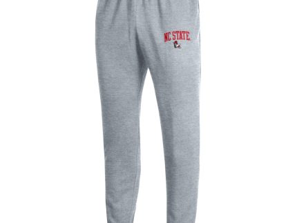 NC State Wolfpack Champion Grey PB Slobbering Wolf Fleece Jogger Sweatpants
