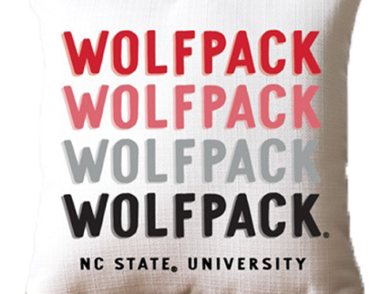 NC State Wolfpack Gradient Pillow