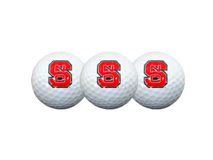 NC State Wolfpack Golf Ball 3-Pack