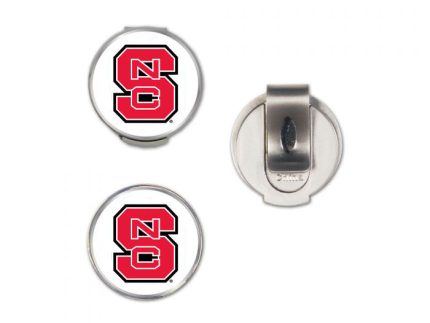 NC State Wolfpack Golfer's Hat Clip
