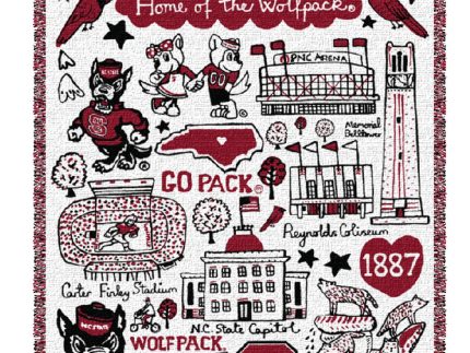 NC State Wolfpack Julia Gash 48x60 Tapestry Blanket