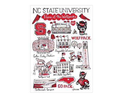 NC State Wolfpack Julia Gash Post Card