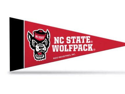 NC State Wolfpack Mini Wolfhead Pennant