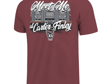 NC State Wolfpack Meet at Carter Finley Brick T-Shirt