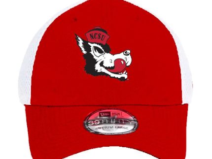 NC State Wolfpack New Era Neo 39Thirty Red and White Slobbering Wolf Hat