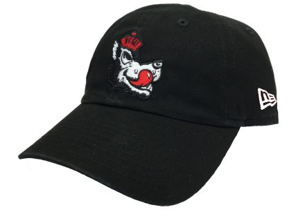 NC State Wolfpack New Era Black Slobbering Wolf 9Twenty Adjustable Hat