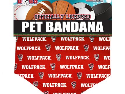 NC State Wolfpack Red Wolfpack and Wolfhead Bandana