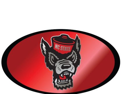 NC State Wolfpack Red Domed Wolfhead Hitch Cover