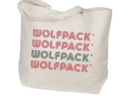 NC State Wolfpack Retro Wolfpack Canvas Tote Bag