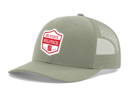 NC State Wolfpack Richardson R112 Quarry Trucker Woven Patch Adjustable Hat