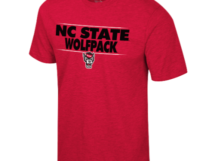 NC State Wolfpack Red Blocked Sustainable T-Shirt