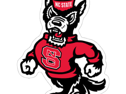 NC State Wolfpack Strutting Wolf Vinyl Decal