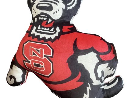 NC State Wolfpack Strutting Wolf Mascot Pal Pillow