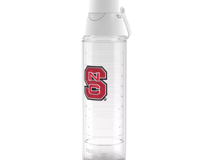 NC State Wolfpack Tervis 24 oz Block S Venture Lite Bottle w/ 2-in-1 VersaLid