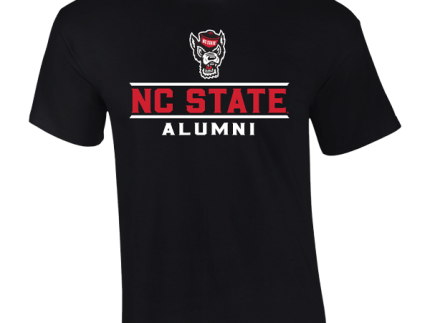 NC State Wolfpack TRT Black Wolfhead Alumni T-Shirt