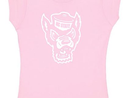 NC State Wolfpack Toddler Pink Wolfhead T-Shirt