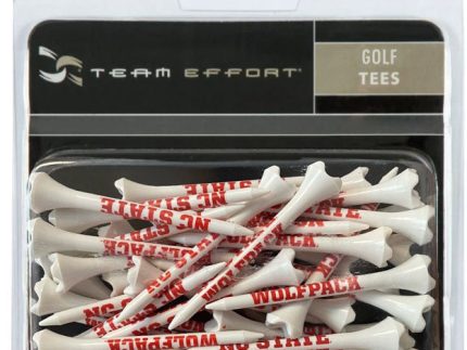NC State Wolfpack White Golf Tee 40-pack