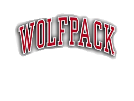 NC State Wolfpack Wolfpack Arched Colorshock Decal