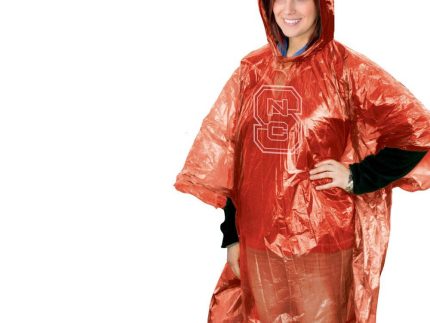 NC State Wolfpack Wincraft Red Block S Rain Poncho Success