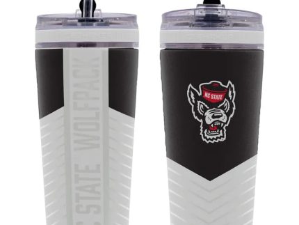 NC State Wolfpack 26 oz Wolfhead Stainless Steel Flex Ice Shaker