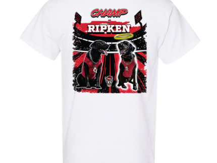 NC State Wolfpack White Champ x Ripken Legacy T-Shirt