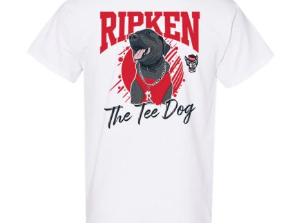 NC State Wolfpack Youth White Ripken The Tee Dog T-Shirt