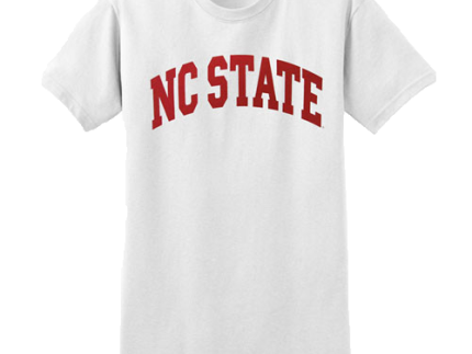 NC State Wolfpack Youth White Arch T-Shirt